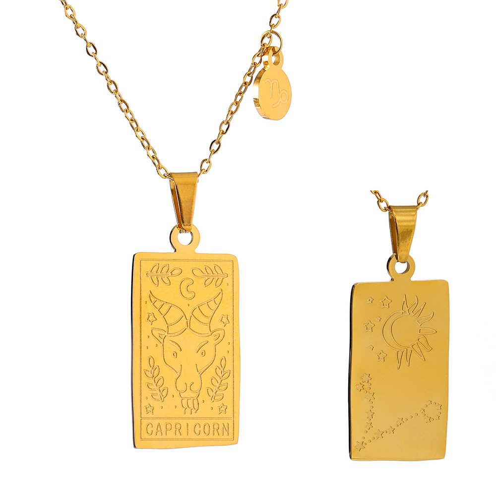 Capricorn Astrology Necklace