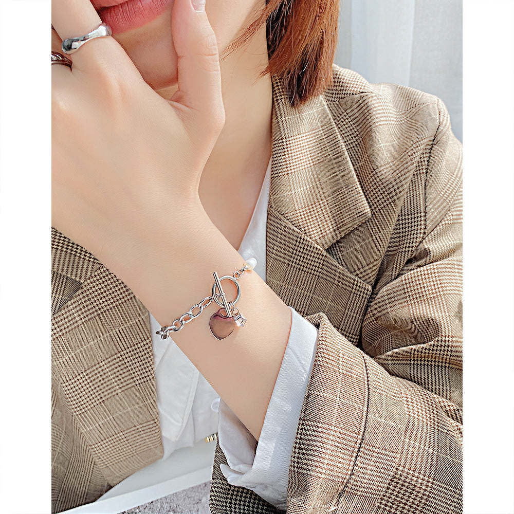 Pearl OT Chain Bracelet