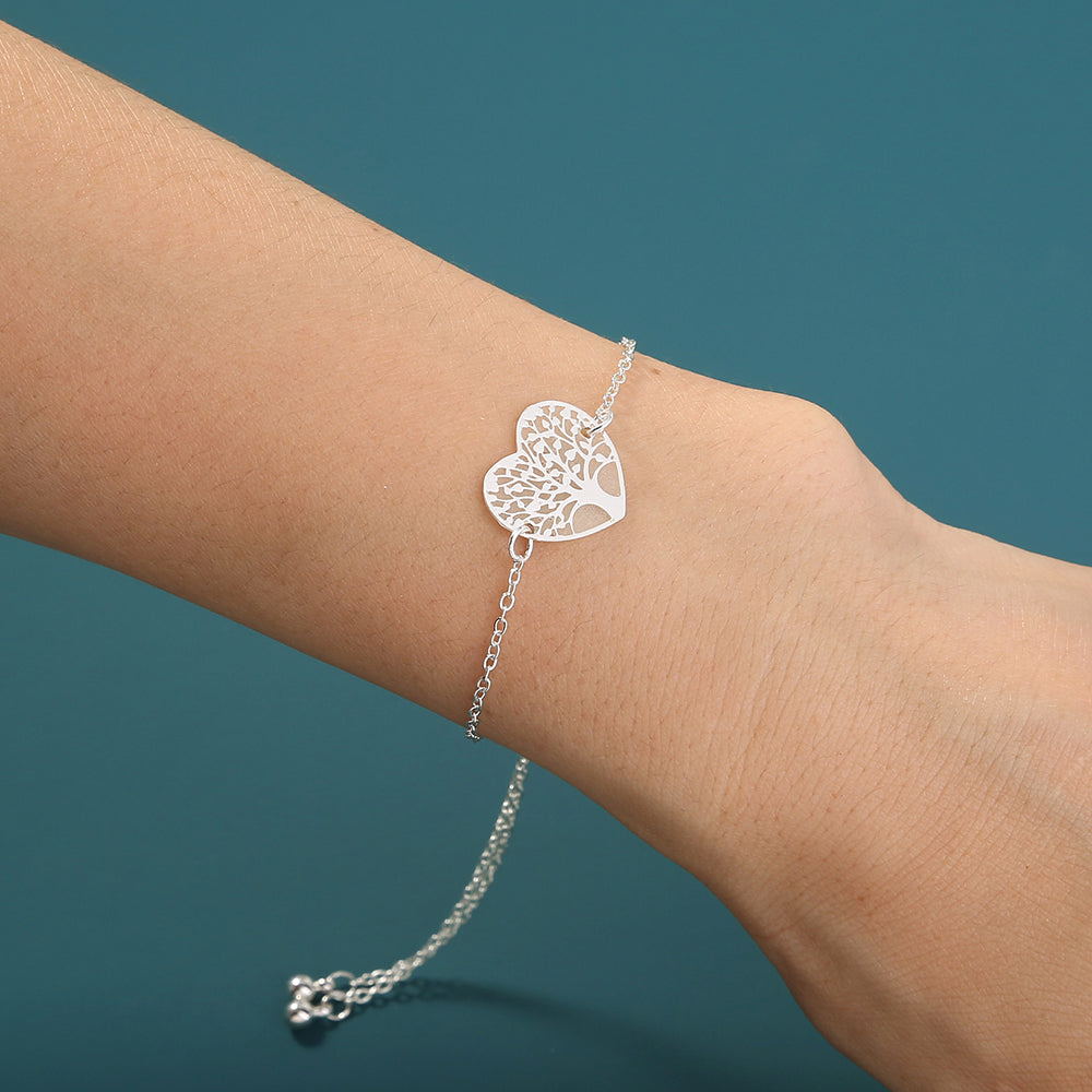 Luminous Heart Tree Of Life Bracelet