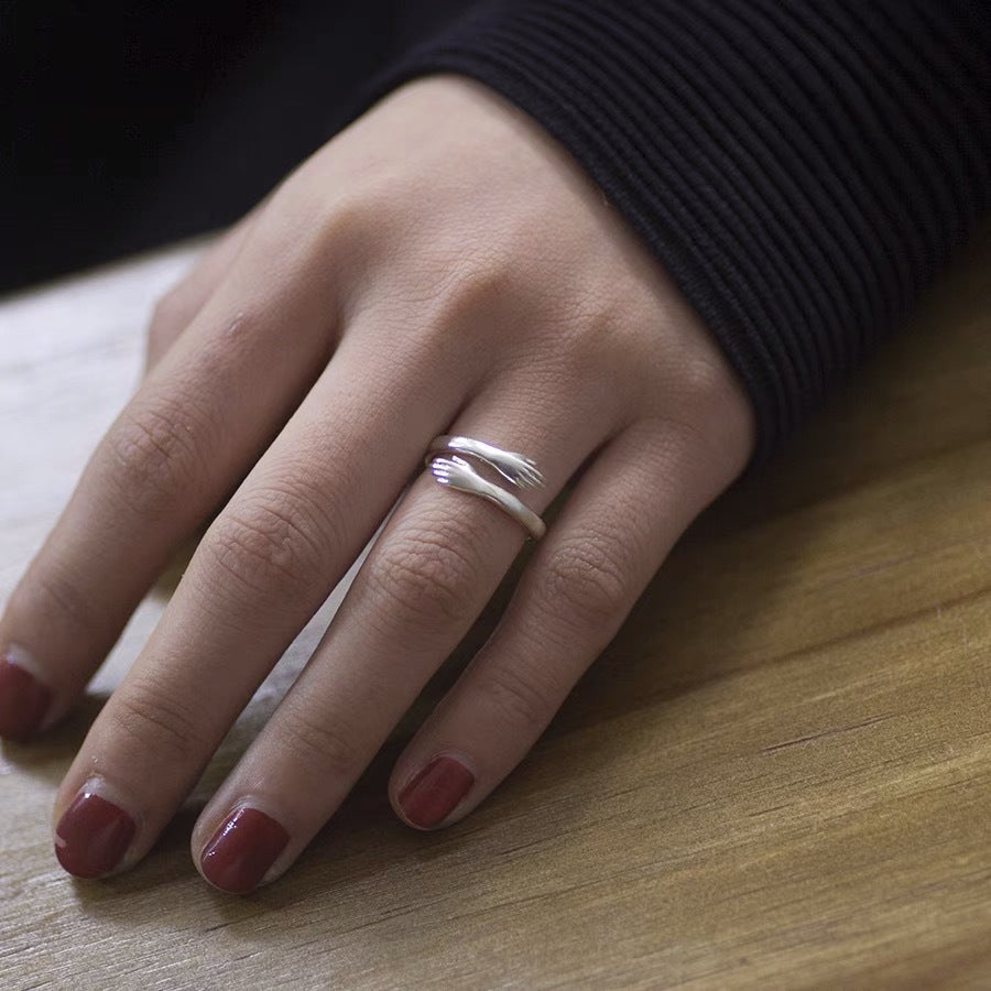 Silver Hug Ring