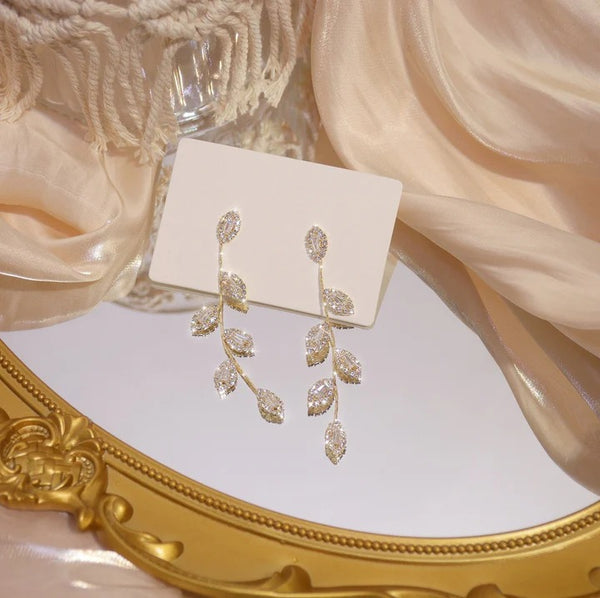 Crystal Vine Earrings