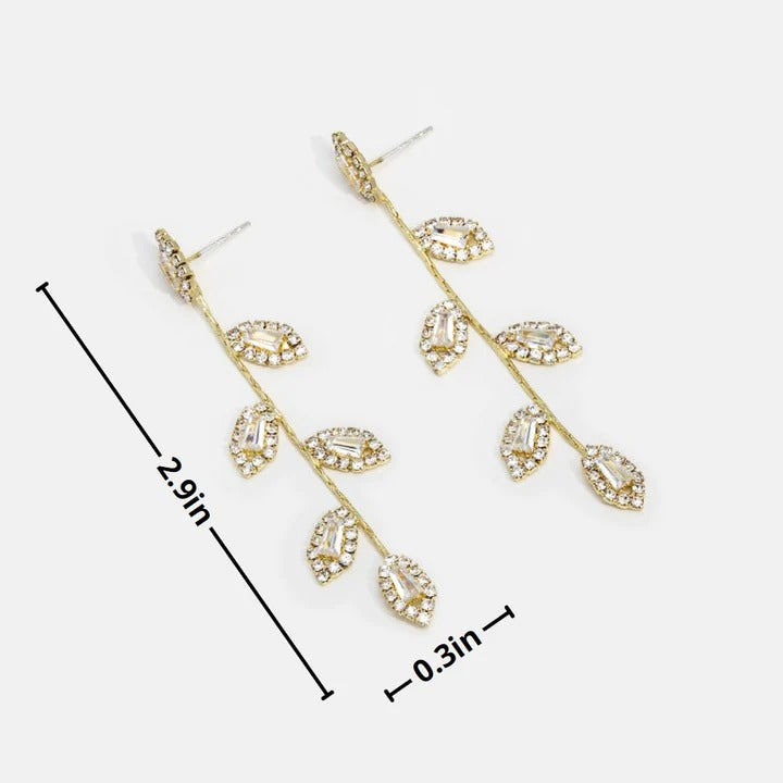Crystal Vine Earrings