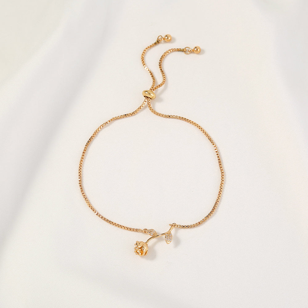 Golden Rose Bracelet