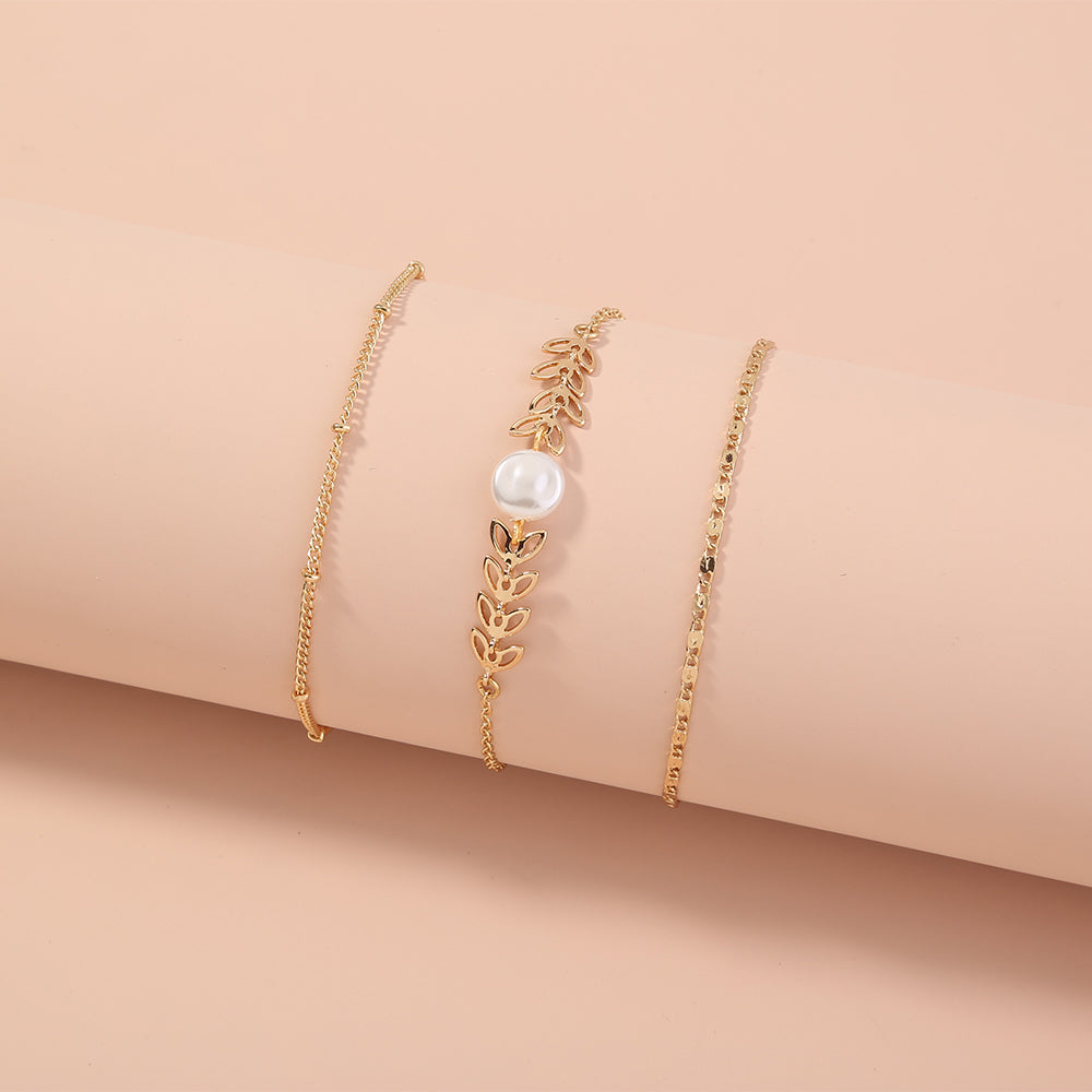 Pearl Wheat Bracelet Bundle