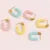 Pastel Enamel Dipped Earrings