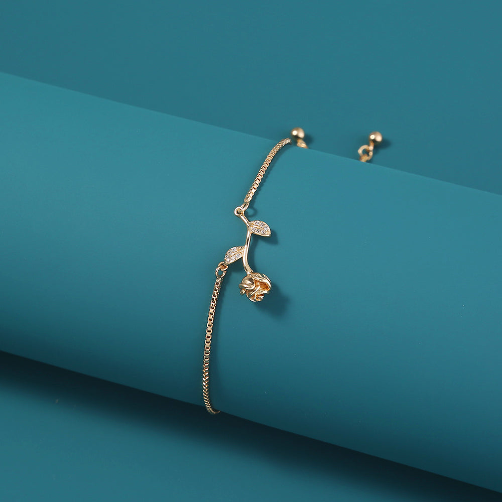 Golden Rose Bracelet
