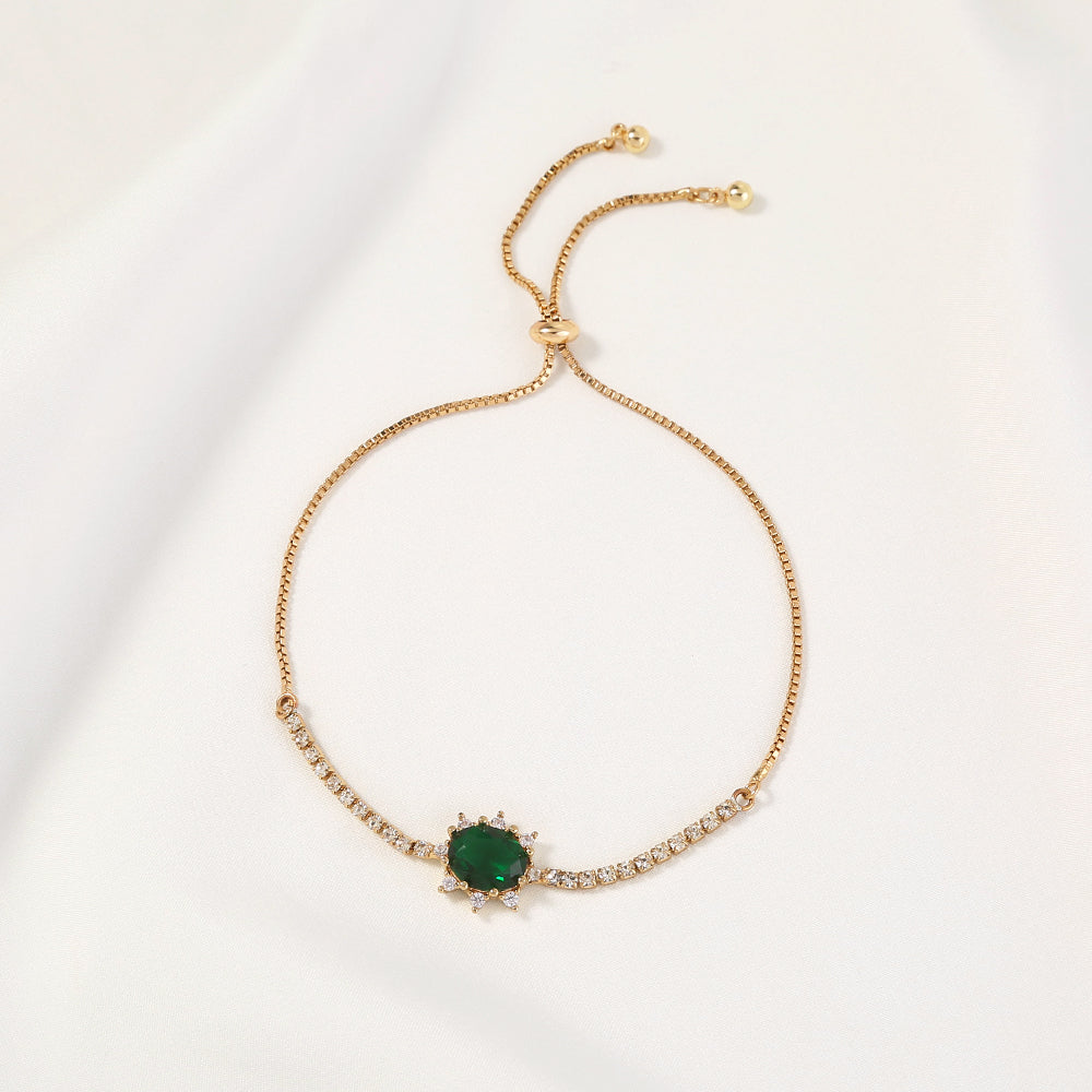 Beautiful Green Crystal Bracelet