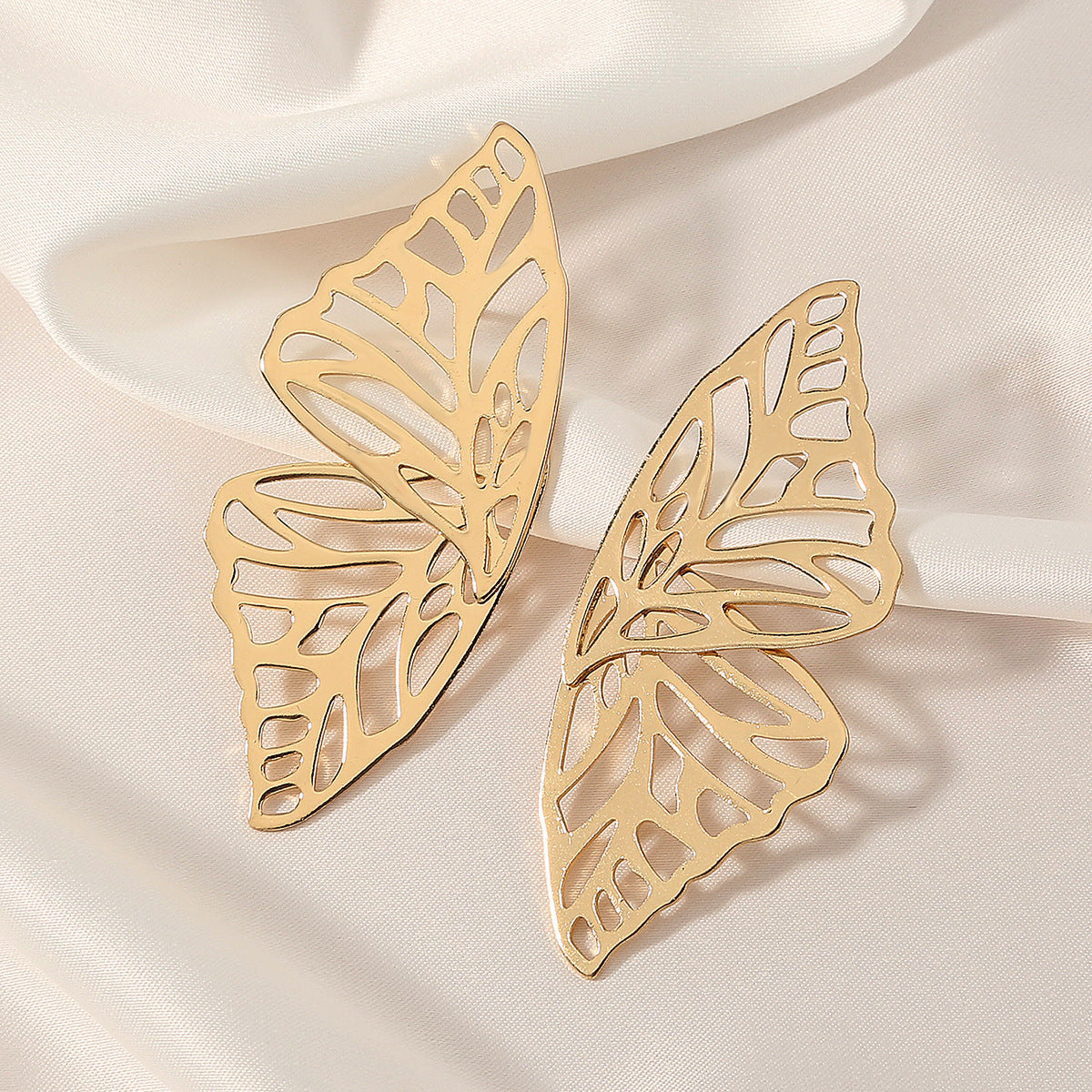 Overblown Butterfly Stud earrings
