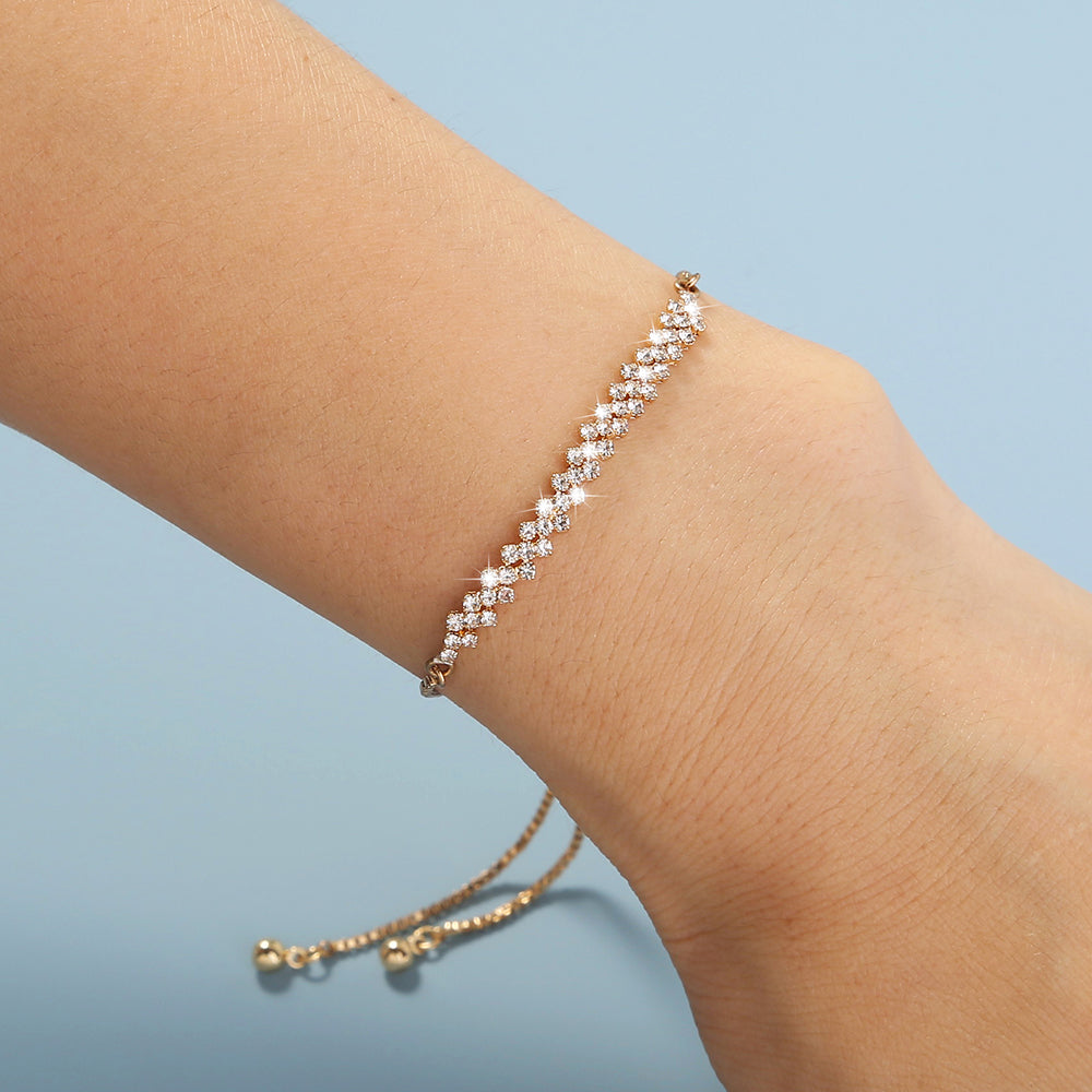 Beautiful Gold & Crystal Bracelet