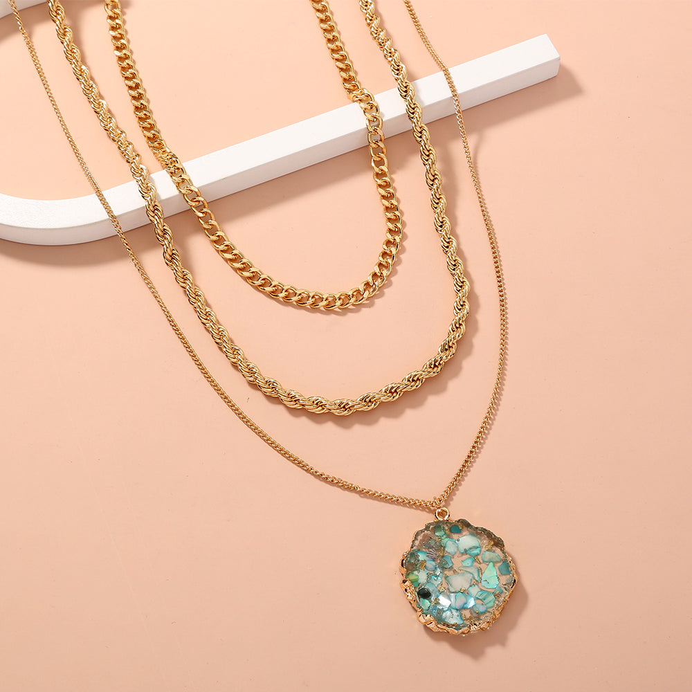 Gemstone Layered Necklace