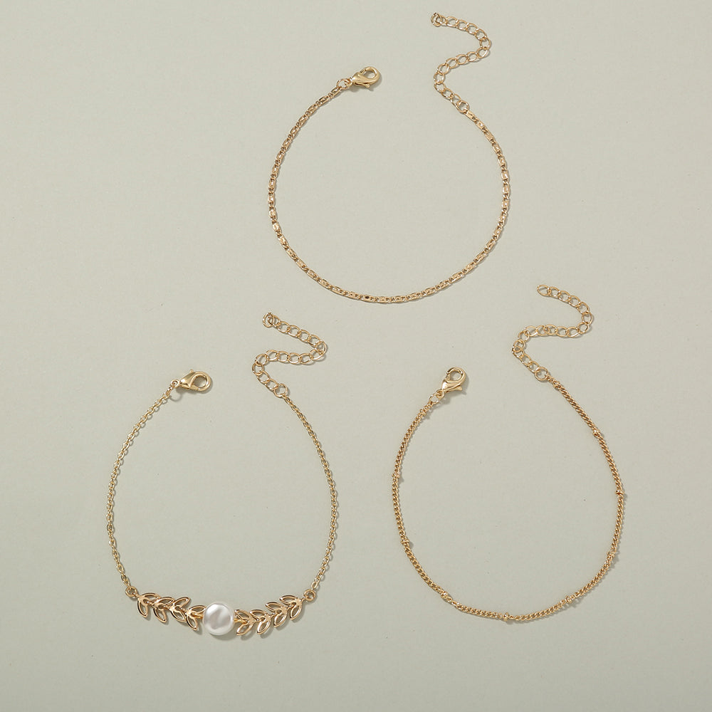 Pearl Wheat Bracelet Bundle