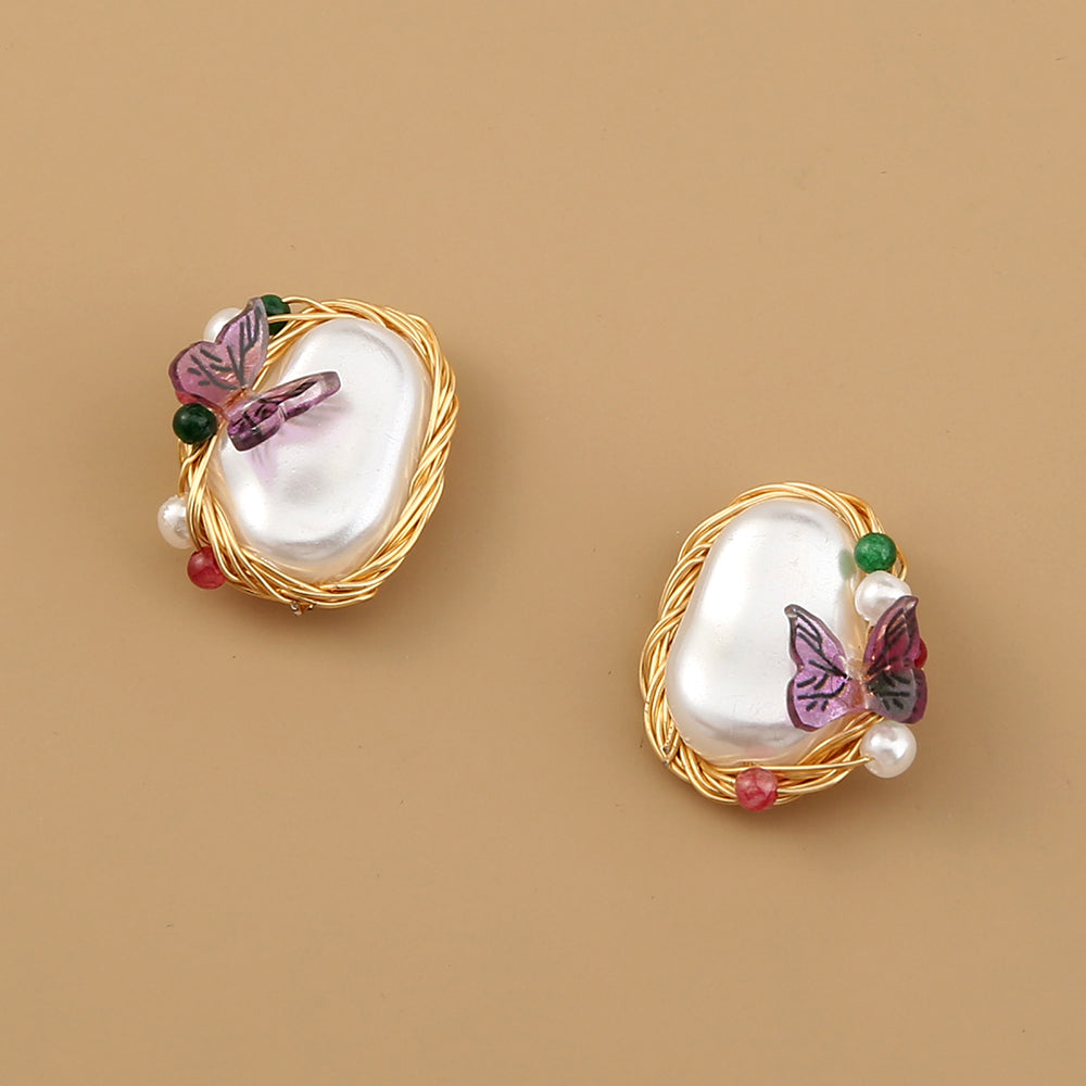 Hand Made Butterfly Earrings