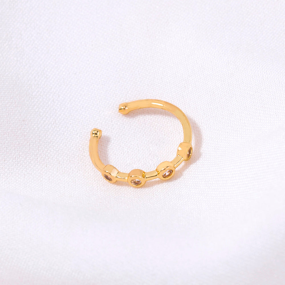 Simple Zircon Nose Pin Nose Ring Piercing Accessories