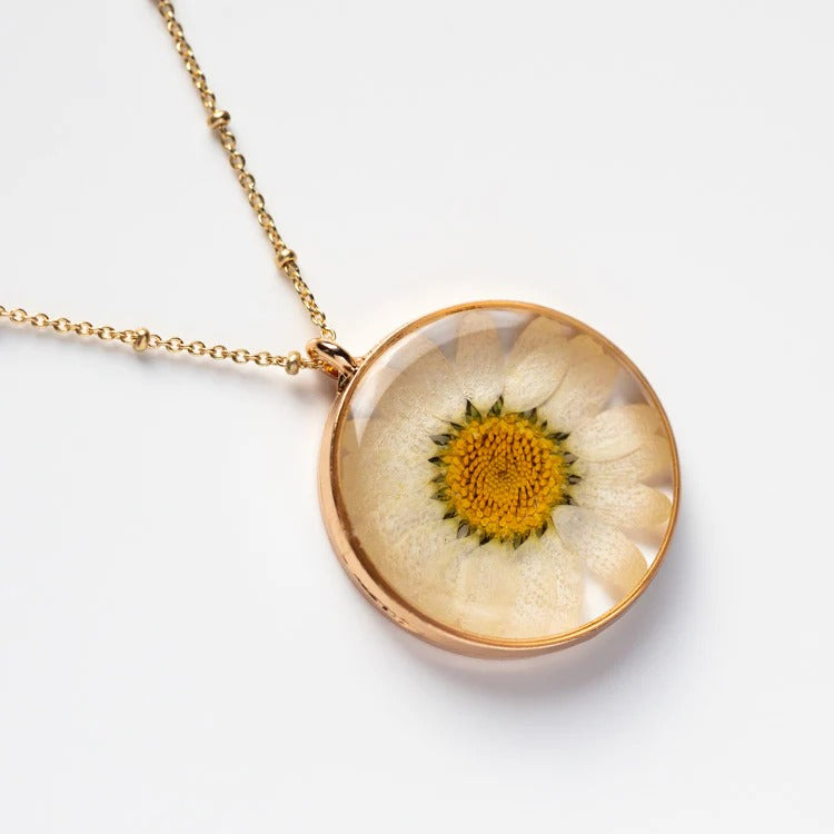 Daisy Flower Necklace
