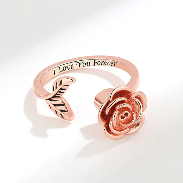 Beautiful Rose Anxiety Ring
