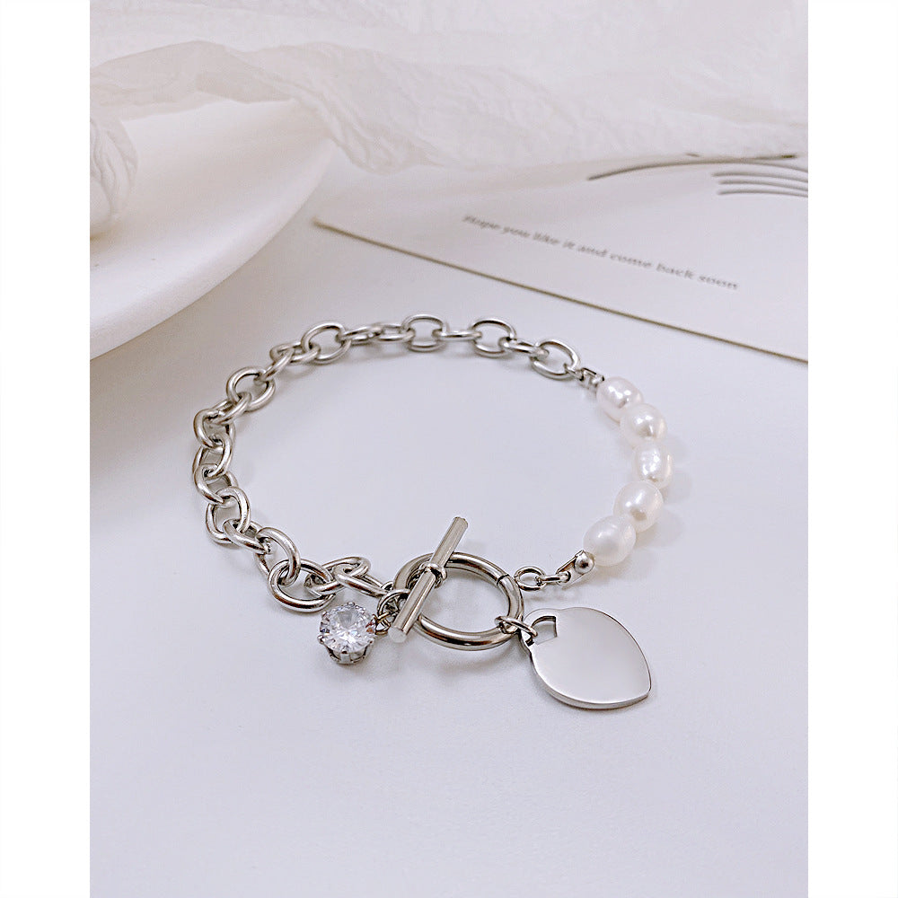 Pearl OT Chain Bracelet