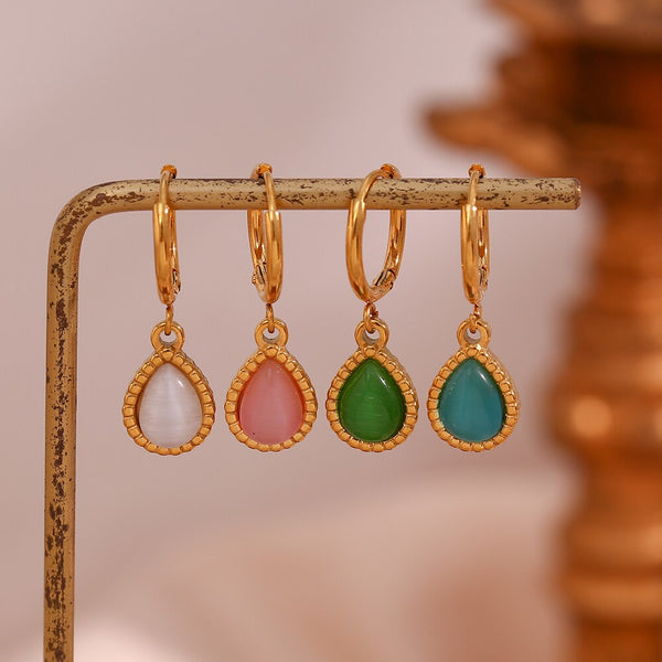 Beautiful Opal Drop Earrings