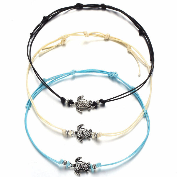 Sea Turtle Anklet Set