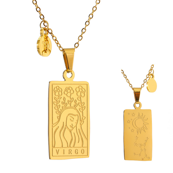 Virgo Astrology Necklace