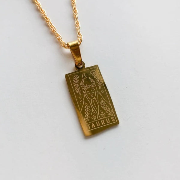 Taurus Astrology Necklace