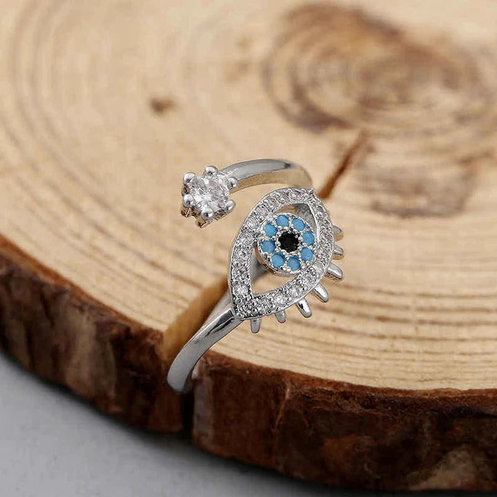 Evil Eye Ring Silver