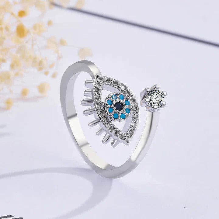 Evil Eye Ring Silver