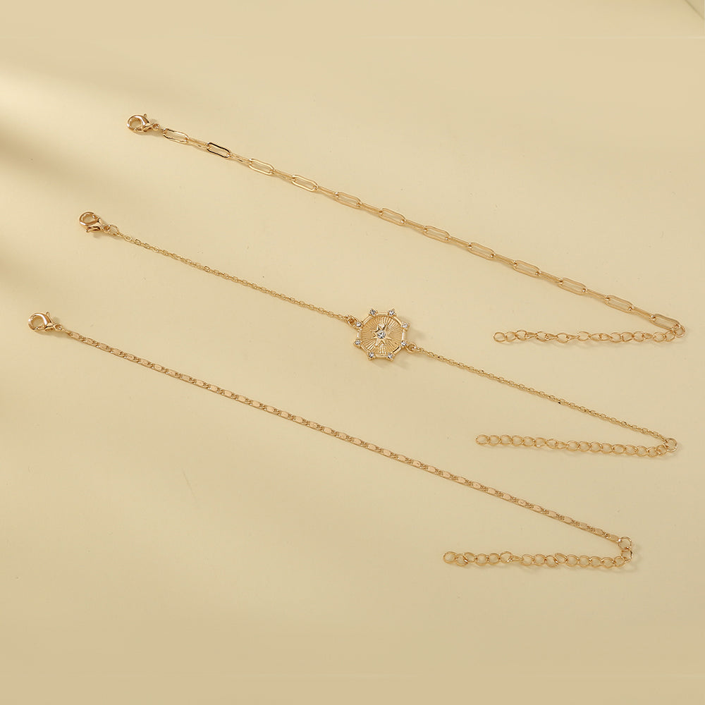 Star Pendant Multi Layer Bracelet Bundle