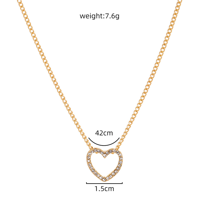 Mini Heart Diamond Pendant