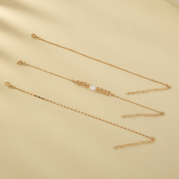Pearl Wheat Bracelet Bundle