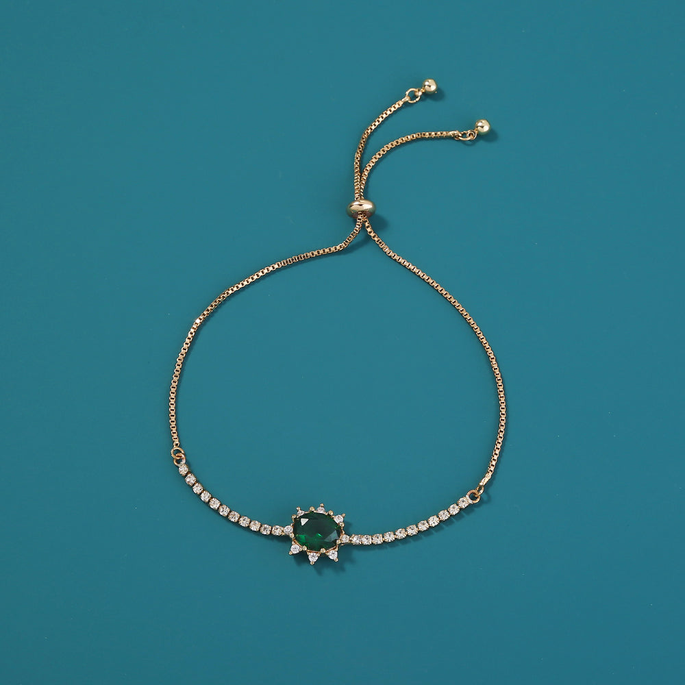 Beautiful Green Crystal Bracelet