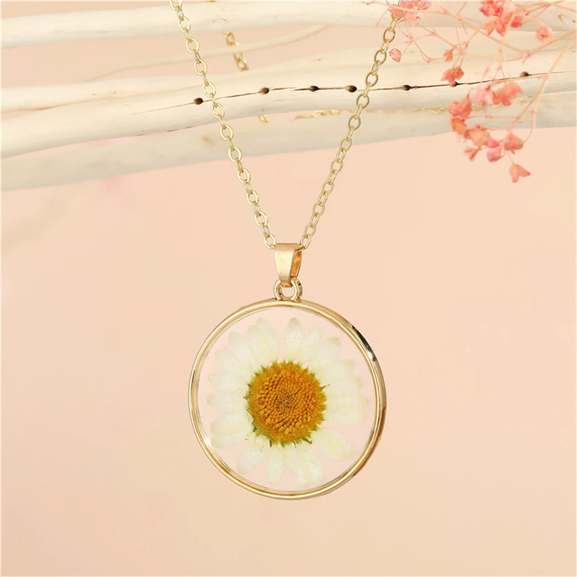 Daisy Flower Necklace
